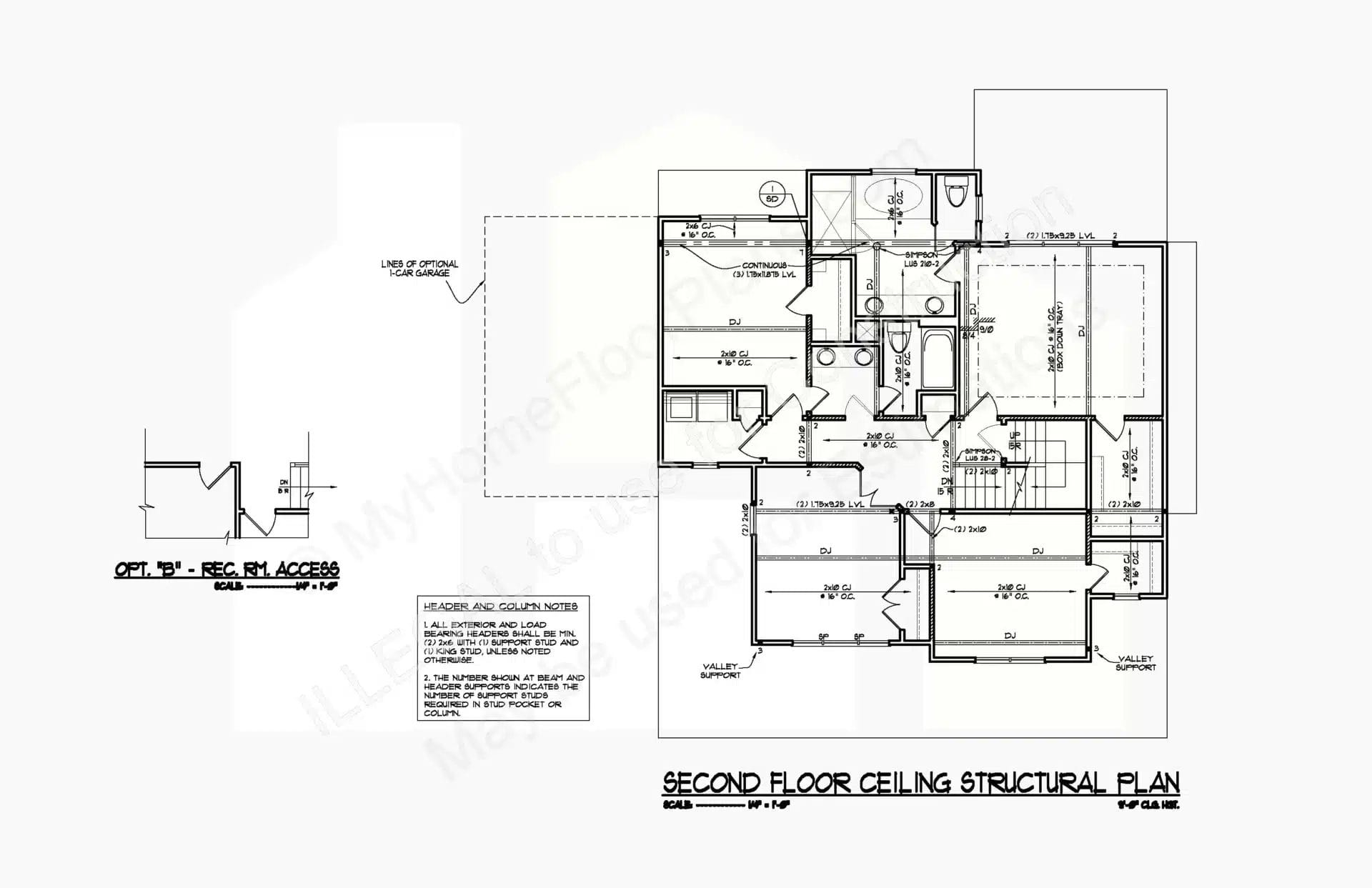 This image is a detailed architectural design of a 13-1790 ceiling structural plan, showcasing various sections and components, labeled with technical specifications and measurements.